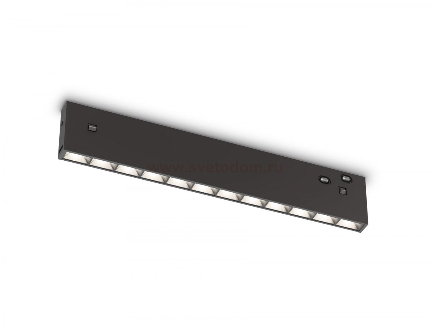 GL2335 BK черный IP20 10W 3CCT 3000/4200/6400K 48V 200*10*37