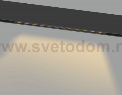 GL2335 BK черный IP20 10W 3CCT 3000/4200/6400K 48V 200*10*37