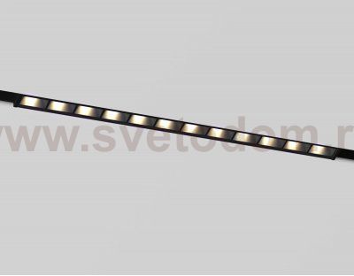 GL2335 BK черный IP20 10W 3CCT 3000/4200/6400K 48V 200*10*37