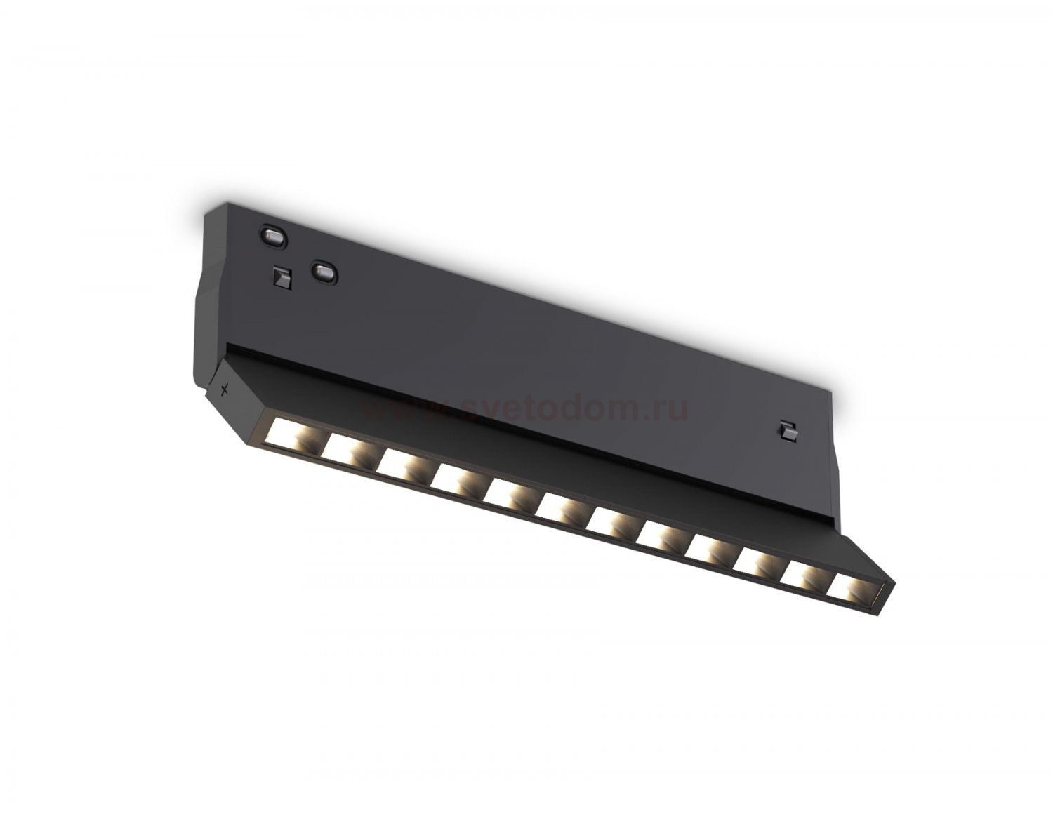 GL2360 BK черный IP20 10W 3CCT 3000/4200/6400K 48V 200*10*73