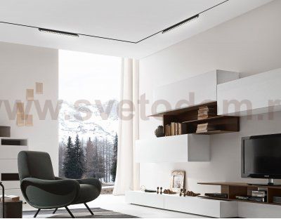 GL2365 BK черный IP20 20W 3CCT 3000/4200/6400K 48V 400*10*73