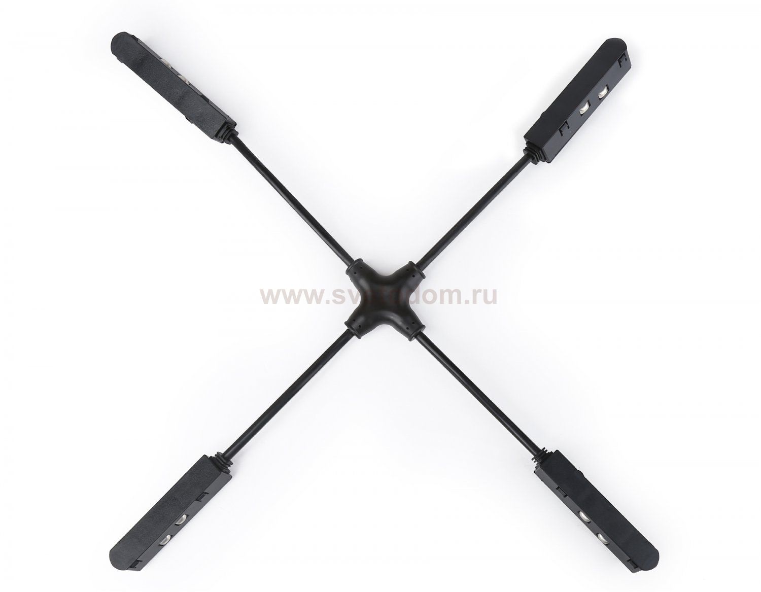 Коннектор питания гибкий х-образный для шинопровода Magnetic Ambrella GL3639 GL