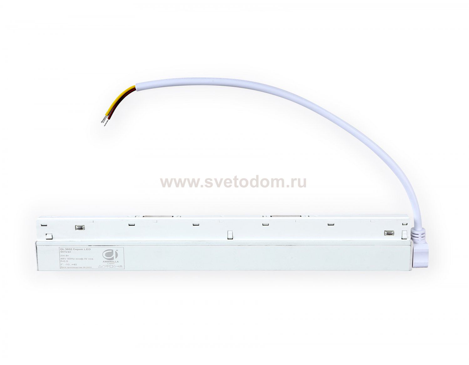 Блок питания внутренний с вводом питания для шинопровода Magnetic Ambrella GL3652 LED Driver