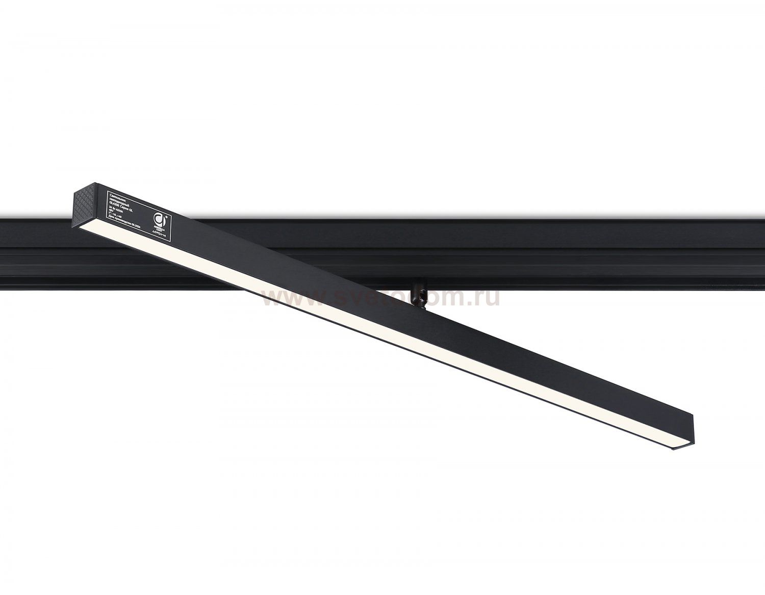 Светильник светодиодный трековый для шинопровода Magnetic Ambrella GL4206 BK черный IP20 24W 4200K 48V 605*22*45