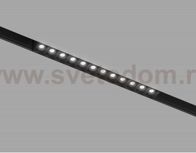 GL4495 BK черный IP20 12W 3CCT 3000-6000K SMART 48V 24° 218*22*25