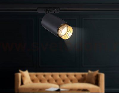 Трековый однофазный светильник со сменной лампой Ambrella GL5162 GL