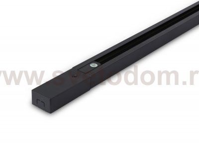 Шинопровод накладной однофазный Standard 220V 3m (ввод питания, 1 заглушка, крепление в комплекте) Ambrella GL7106 BK черный IP20 220V 3000*32.5*19.8
