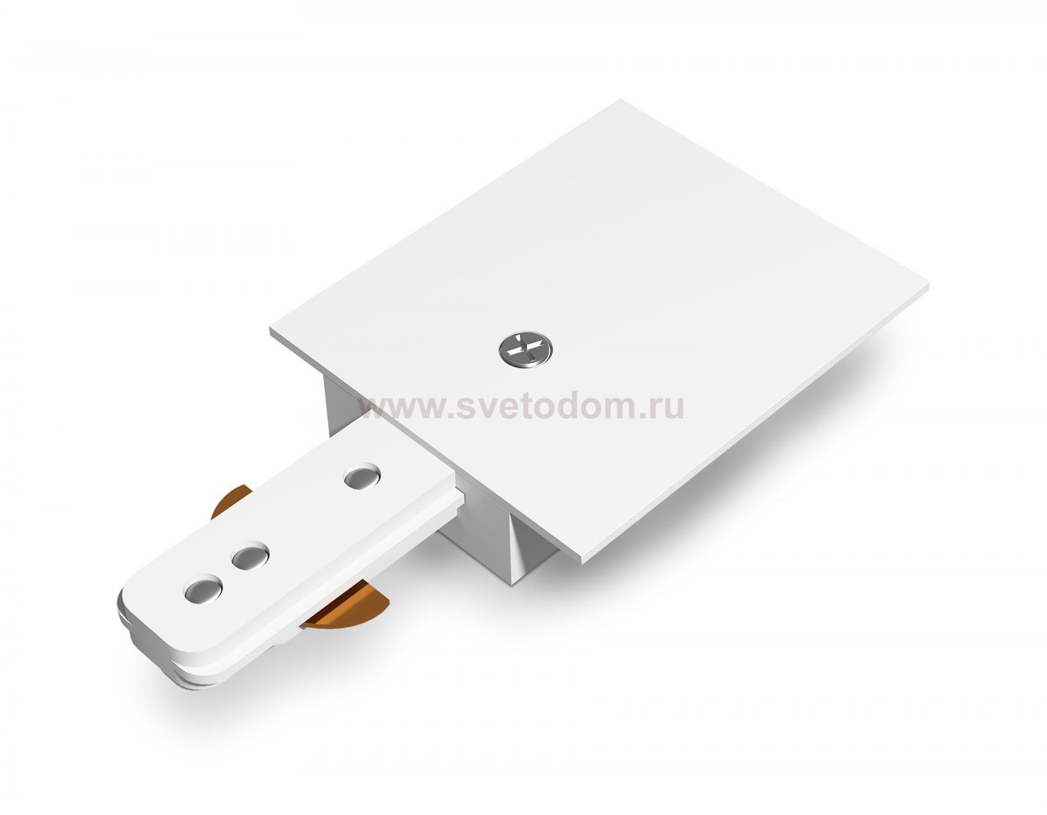 Ввод питания для встраиваемого шинопровода Standard 220V Ambrella GL7155 WH белый ввод питания IP20 220V 108*58.6*18