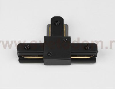 Коннектор Т-образный для однофазного шинопровода Standard 220V Ambrella GL7168 BK черный коннектор Т-образный для однофазного шинопровода Standard 220V 105*70*20