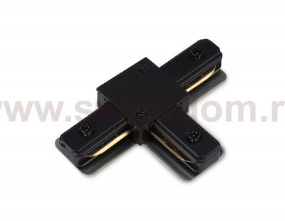 Коннектор Т-образный для однофазного шинопровода Standard 220V Ambrella GL7168 BK черный коннектор Т-образный для однофазного шинопровода Standard 220V 105*70*20