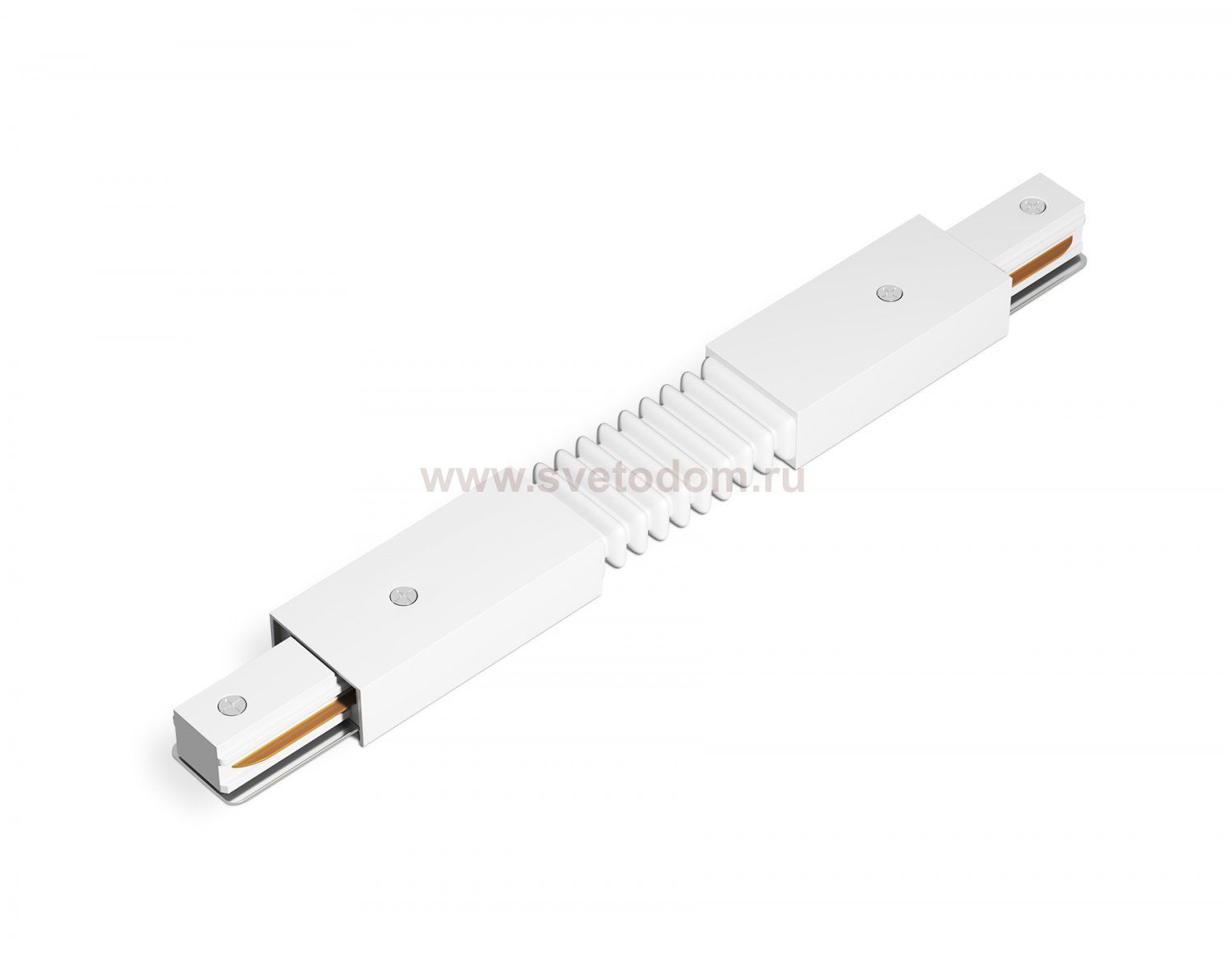 Коннектор гибкий для однофазного шинопровода Standard 220V Ambrella GL7175 WH белый коннектор гибкий для однофазного шинопровода Standard 220V 285*35*20