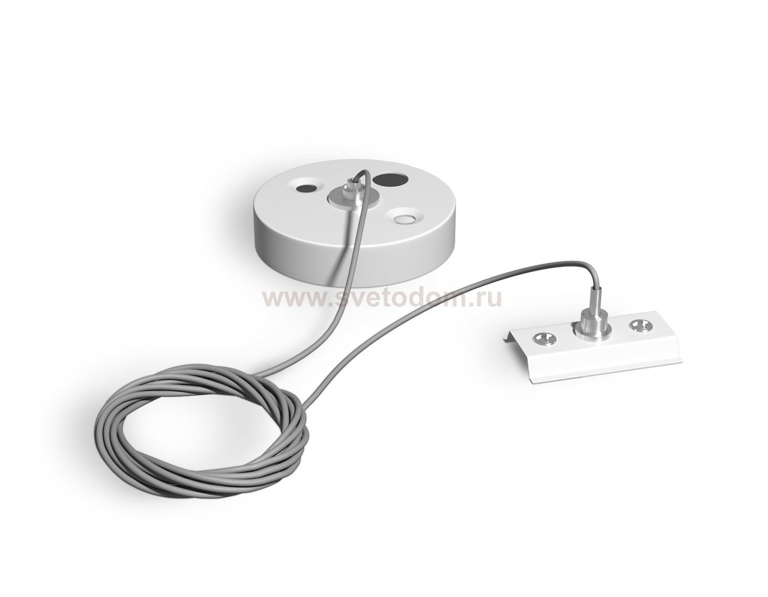 Подвес тросовый для однофазного шинопровода Standard 220V 1.5m Ambrella GL7191 WH белый подвес тросовый для однофазного шинопровода Standard 220V 1.5m