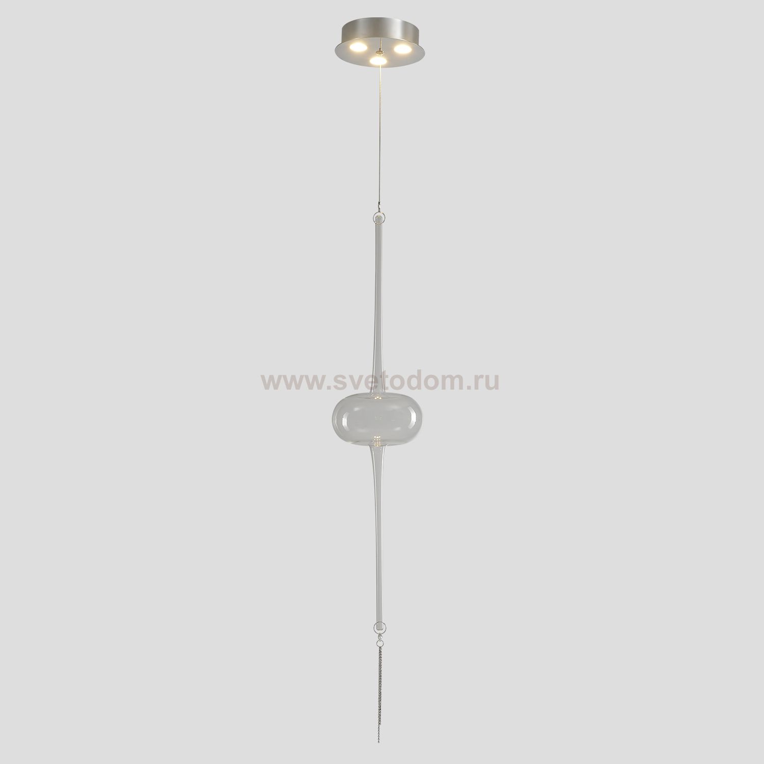Crystallux GLASS SP3W LED CHROME GLASS