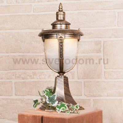 Atlas S черное золото ландшафтный светильник IP44 GLYF-2010S Elektrostandard