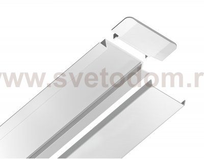 Алюминиевый профиль встраиваемый 30.6*6 для светодиодной ленты до 19,8мм Ambrella GP1100WH GP