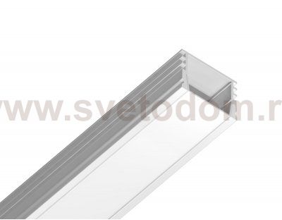 Алюминиевый профиль накладной 18*4 для светодиодной ленты до 15мм Ambrella GP1750WH GP