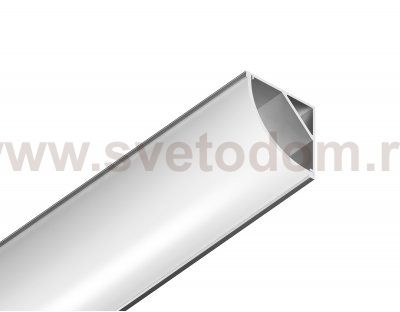 Алюминиевый профиль угловой круглый 15.7*15.7 для светодиодной ленты до 9,78мм Ambrella GP2100AL GP