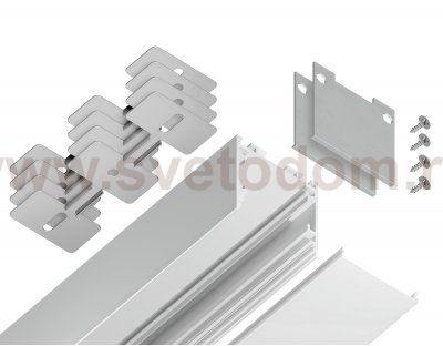 Алюминиевый профиль накладной/подвесной 