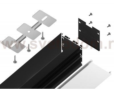 Алюминиевый профиль накладной/подвесной 