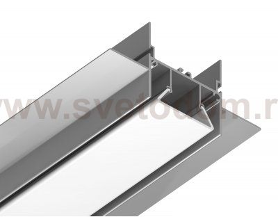 Алюминиевый профиль для натяжного потолка 72.2*34 для светодиодной ленты до 13.2мм Ambrella GP4000AL GP