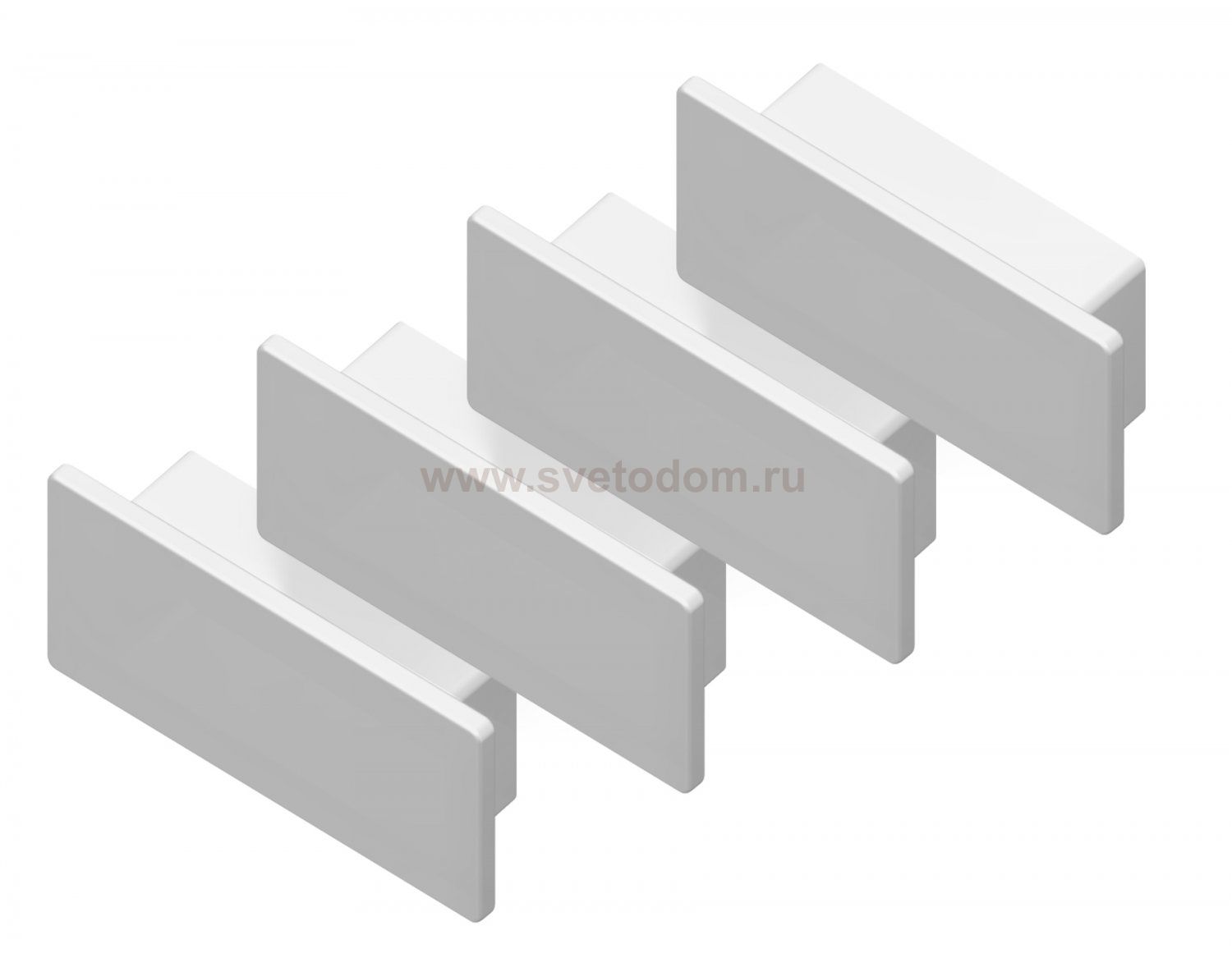 Заглушка для накладного алюминиевого профиля GP2001 (комплект 4шт) Ambrella GP8400 GP