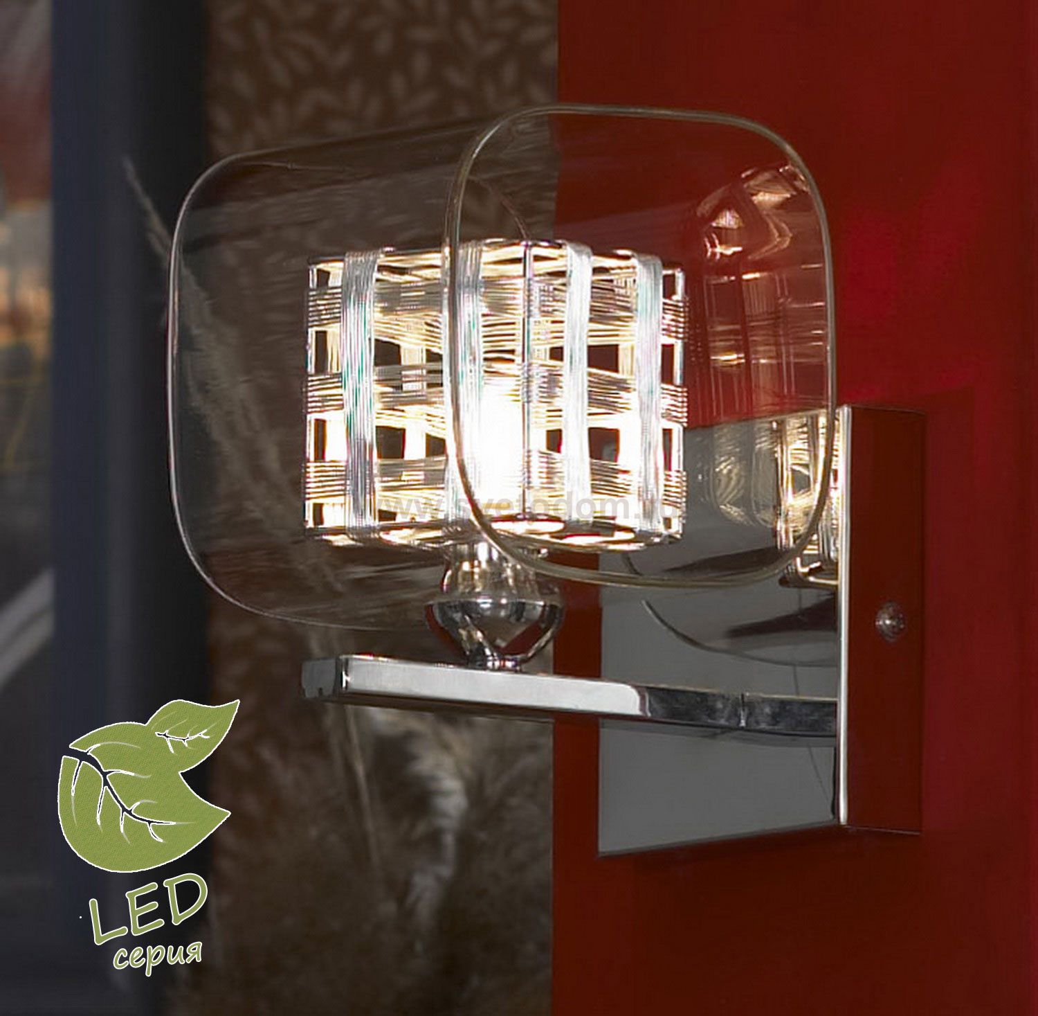 Светильник настенный бра Lussole GRLSC-8001-01