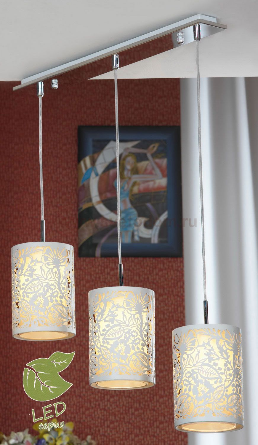 Подвесной светильник Lussole GRLSF-2306-03 VETERE