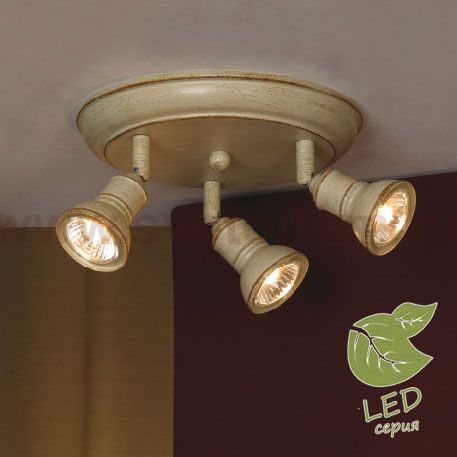 Светильник поворотный спот Lussole GRLSL-2507-03 SOBRETTA