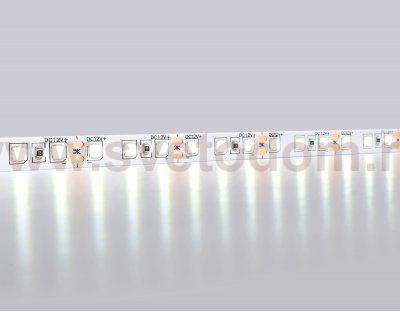 Светодиодная лента Ambrella Light GS1103 2835 120Led /9.6W m/ 12V IP20 6500K 5m/кратность резки 25mm Ambrella GS1103 GS