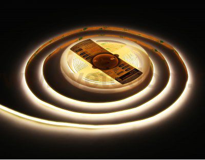 GS4612 COB 400Led/10W m/ 24V IP20 4500K/ 5m*5mm*2.1mm (2 конт.)