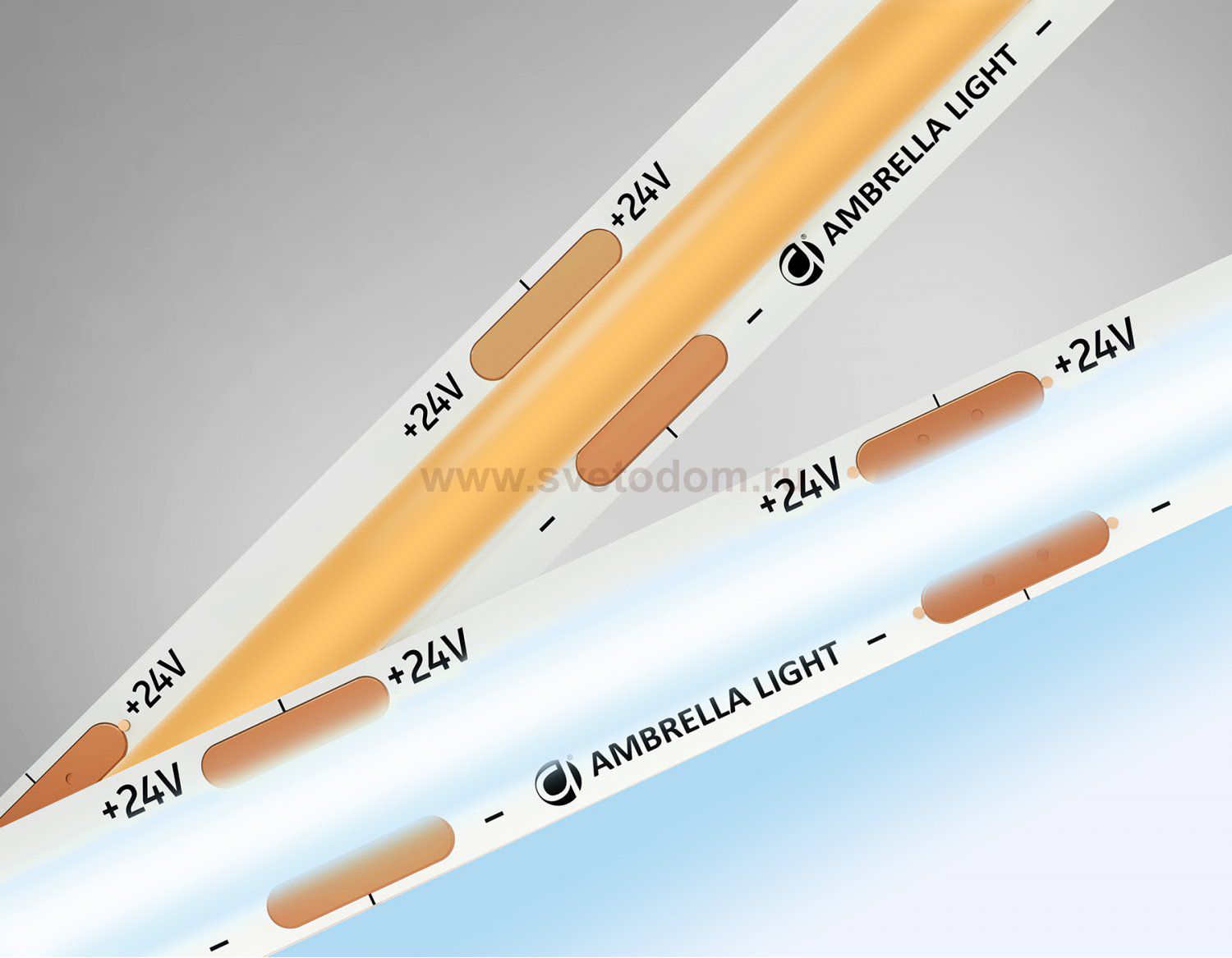 Светодиодная лента Ambrella Light GS4703 COB 480Led /12W m/ 24V IP20 6500K 5m Ambrella GS4703 GS