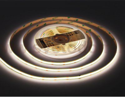 GS4901 COB 608Led/ 12W m/ 24V IP20 CCT 3000-6500K/ 5m*8mm*2.2mm (3 конт.)