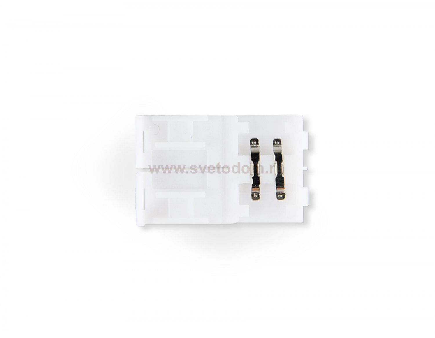 Соединитель прямой для светодиодной ленты 2835 12/24V (2 конт.) GS6001 (10шт) Ambrella GS6001 GS