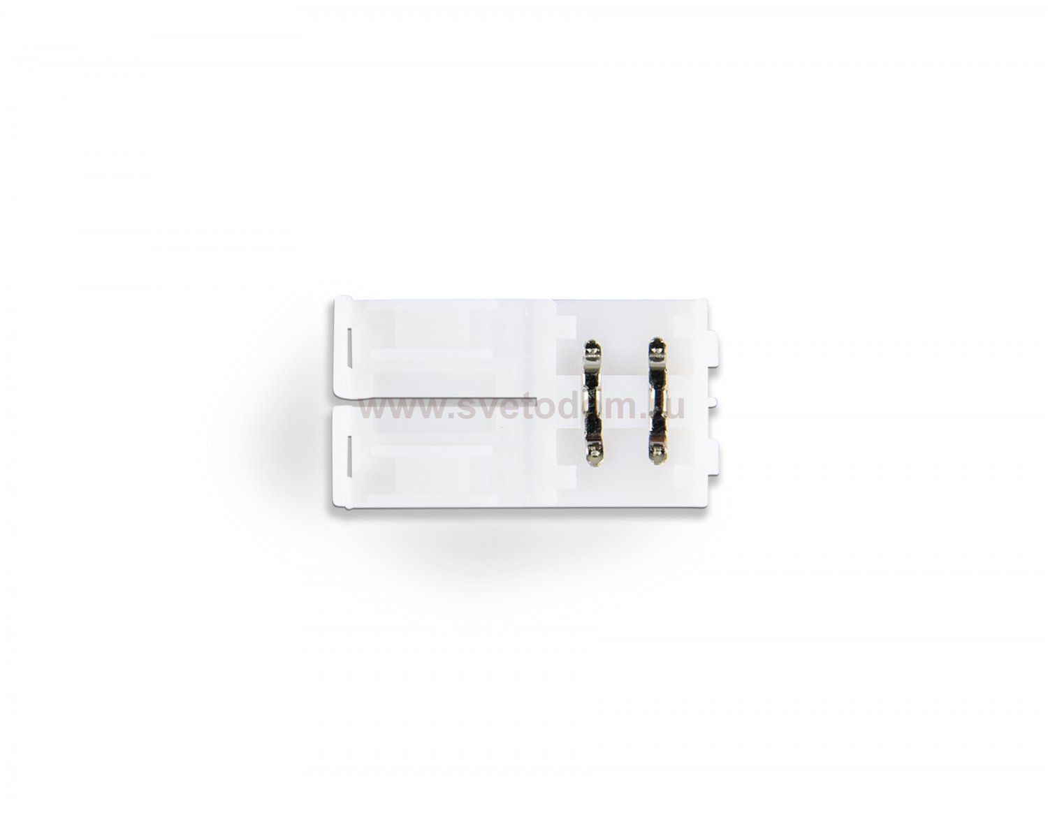 Соединитель прямой для светодиодной ленты 5050 12/24V (2 конт.) GS6051 (10шт) Ambrella GS6051 GS