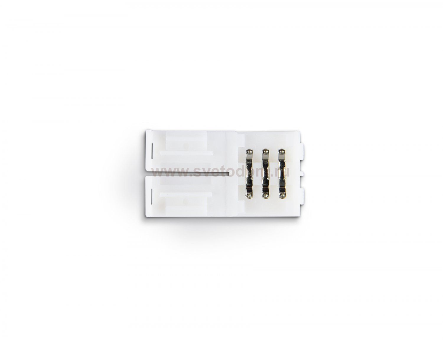 Соединитель прямой для светодиодной ленты 5050 12/24V (3 конт.) GS6151 (10шт) Ambrella GS6151 GS