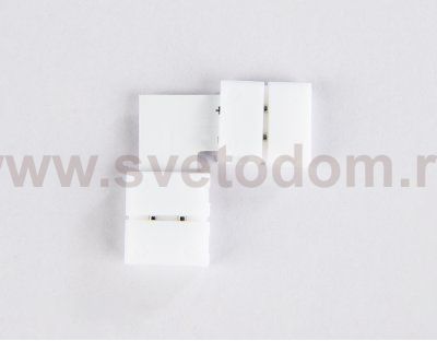 Соединитель угловой L для светодиодной ленты 5050 12/24V (2 конт.) GS6551 (10шт) Ambrella GS6551 GS