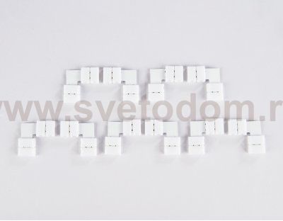 Соединитель угловой L для светодиодной ленты 5050 12/24V (2 конт.) GS6551 (10шт) Ambrella GS6551 GS