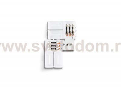 Соединитель угловой L для светодиодной ленты 2835 12/24V (3 конт.) GS6601 (10шт) Ambrella GS6601 GS
