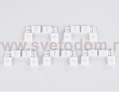 Соединитель угловой L для светодиодной ленты 2835 12/24V (3 конт.) GS6601 (10шт) Ambrella GS6601 GS