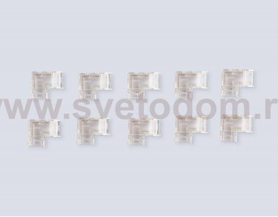 GS6861 Соединитель угловой COB 12/24V для лент 10mm (2 конт.) (10шт)