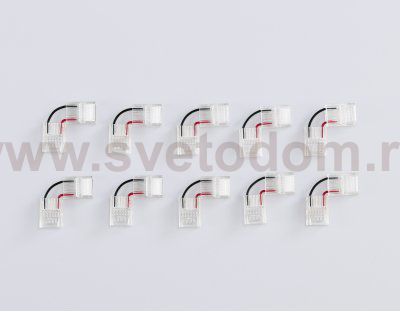 GS6871 Соединитель угловой COB 12/24V для лент 12mm (2 конт.) (10шт)