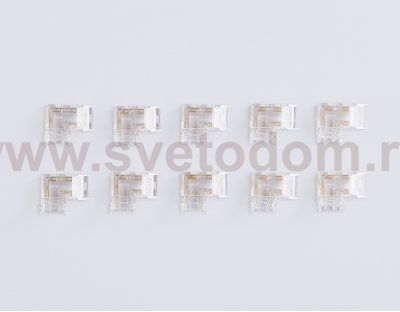 GS6891 Соединитель угловой COB RGB 12/24V для лент 10mm (4 конт.) (10шт)