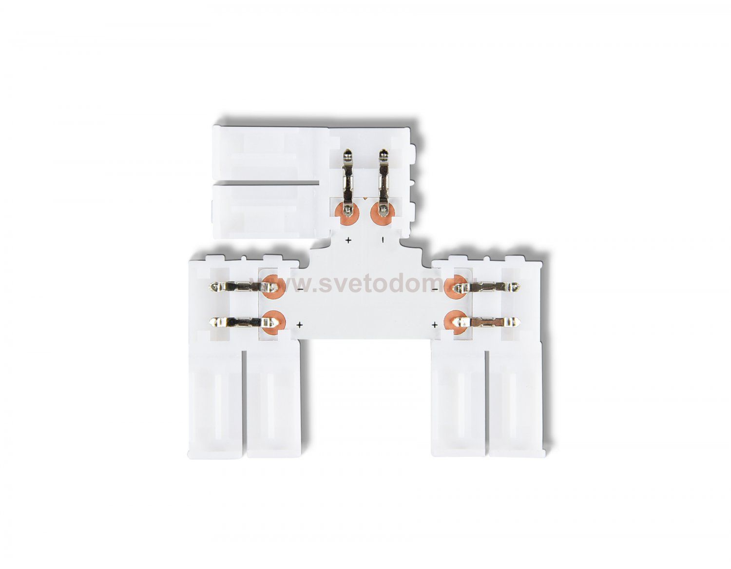 Соединитель T для светодиодной ленты 5050 12/24V (2 конт.) GS6951 (5шт) Ambrella GS6951 GS