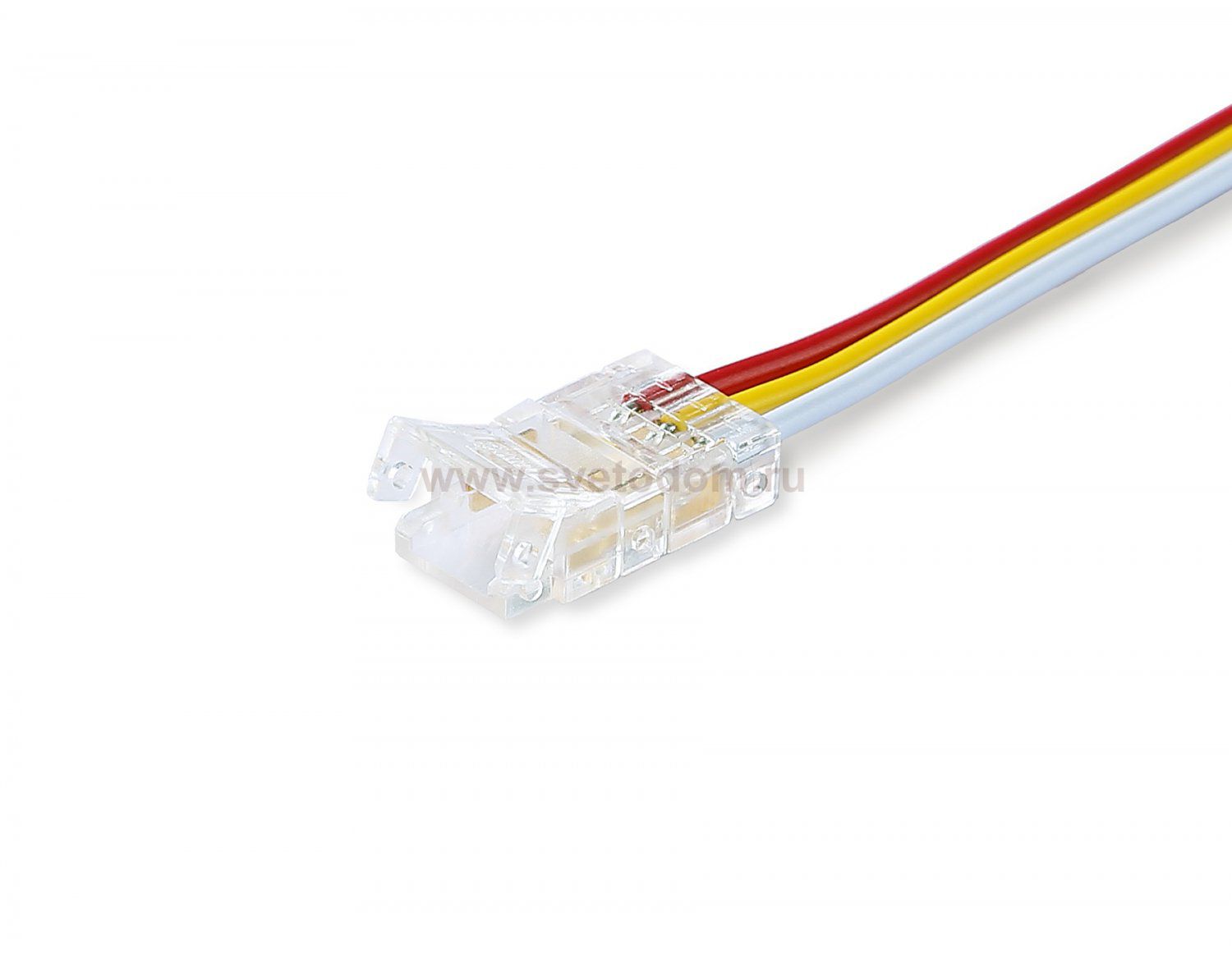 GS7911 Соединитель гибкий двухсторонний COB CCT 12/24V для лент 8mm (3 конт.) (5шт)