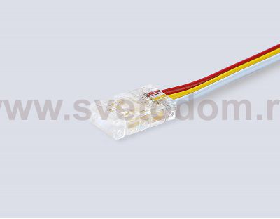 GS7911 Соединитель гибкий двухсторонний COB CCT 12/24V для лент 8mm (3 конт.) (5шт)