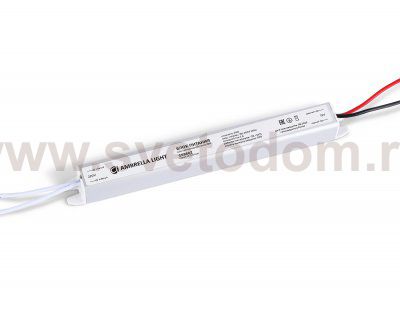 Блок питания ультратонкий для светодиодной ленты 12V 24W 2A IP20 185-260V 172*18*18 GS8602 Ambrella GS8602 LED Driver