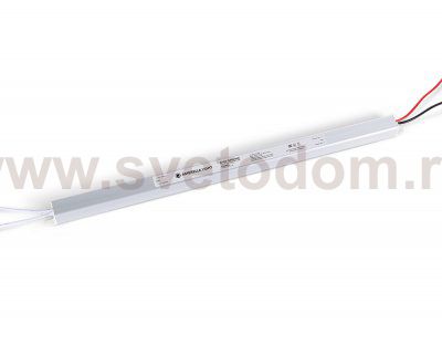 Блок питания ультратонкий для светодиодной ленты 12V 72W 6A IP20 185-260V 372*18*18 GS8606 Ambrella GS8606 LED Driver