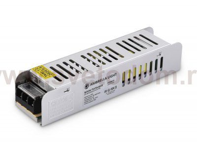 Блок питания с EMC для светодиодной ленты 12V 60W 5A IP20 185-260V 160*40*32 GS8651 Ambrella GS8651 блок питания 12V 60W 5A IP20 185-260V EMC 160*40*32