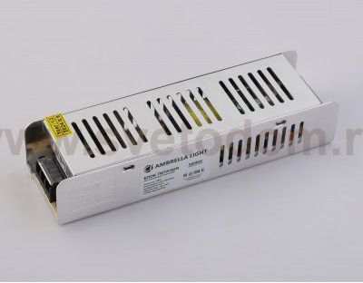 Блок питания с EMC для светодиодной ленты 24V 150W 6,3A IP20 185-260V 200*58*40 GS8683 Ambrella GS8683 блок питания 24V 150W 6.3A IP20 185-260V EMC 200*58*40