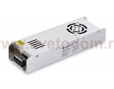 Блок питания с EMC для светодиодной ленты 24V 360W 15A IP20 185-260V 223*67*40 GS8686 Ambrella GS8686 блок питания 24V 360W 15A IP20 185-260V EMC 223*67*40